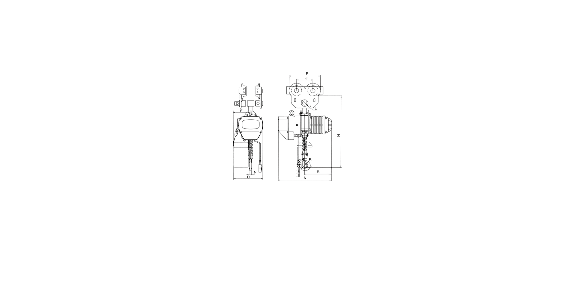 手動(dòng)小車(chē)單速型電動(dòng)葫蘆產(chǎn)品細(xì)節(jié)